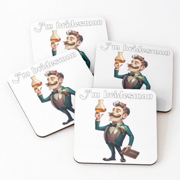 Item preview, Bridesman with whiskey designed and sold by SimonNegle.