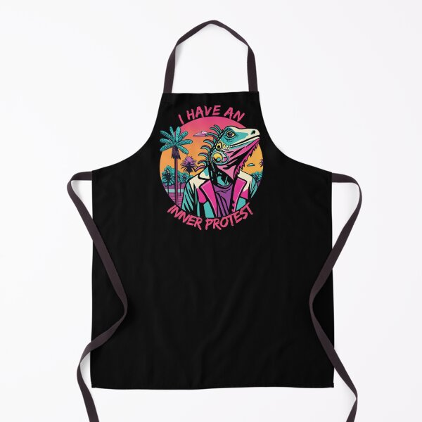 Item preview, Colorful lizard on the beach with palm trees designed and sold by HarridanCreates.