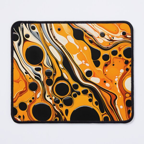 Item preview, Sleek Black and Orange Abstract Elegance designed and sold by VectorPlace.