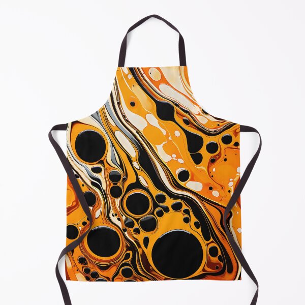 Item preview, Sleek Black and Orange Abstract Elegance designed and sold by VectorPlace.