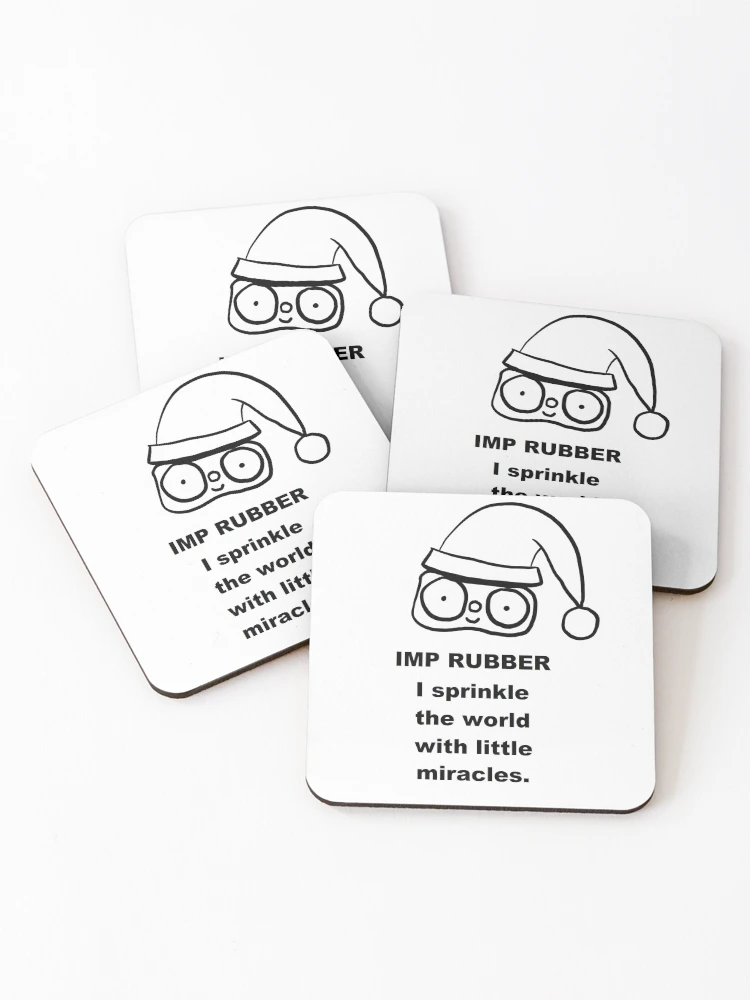 Thumbnail 1 of 5, Coasters (Set of 4), IMP RUBBER designed and sold by RubberWorld.