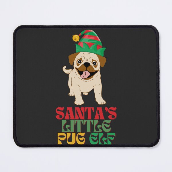 Item preview, Santa's little pug elf holiday season designed and sold by PerfectTees03.