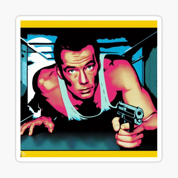 christmas movie : die hard Sticker