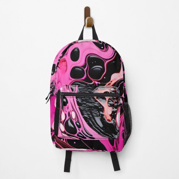 Item preview, Abstract Pink and Black Fluid Artwork designed and sold by VectorPlace.
