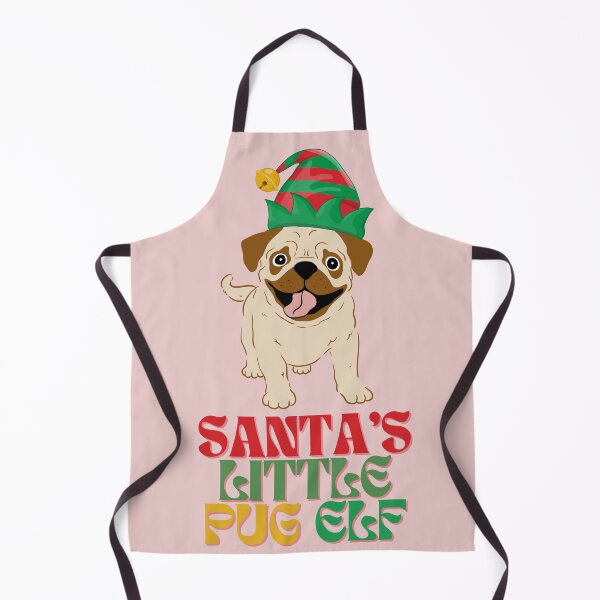 Item preview, Santa's little pug elf holiday season designed and sold by PerfectTees03.