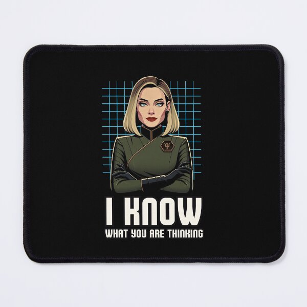 Item preview, I Know What You Are Thinking - Funny Sci-Fi designed and sold by Fenay Designs.