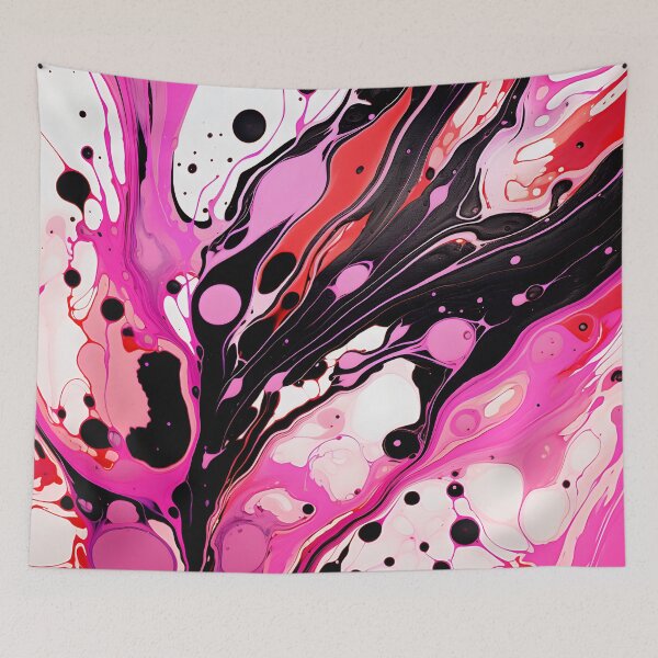 Item preview, Dramatic Pink and Black Color Fusion designed and sold by VectorPlace.