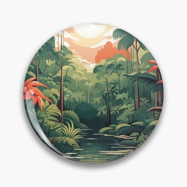 Item preview, Colorful Tropical Rainforest Vibes designed and sold by Bomba Visual.