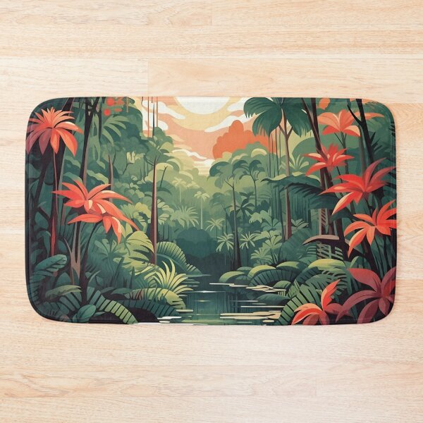 Item preview, Colorful Tropical Rainforest Vibes designed and sold by Bomba Visual.