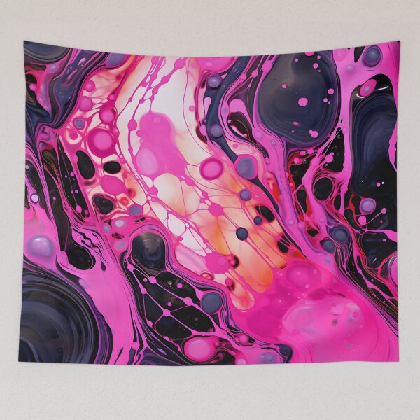 Item preview, Abstract Artistry in Pink and Black designed and sold by VectorPlace.
