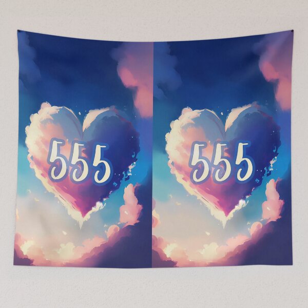 Item preview, 555 Angel Number: A Tapestry of Cosmic Serenity designed and sold by EvaAngel.