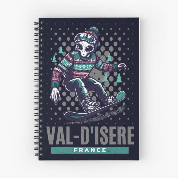 Item preview, Cosmic Thrills - Alien Snowboarding in Val-D'isere France designed and sold by madtoyman.