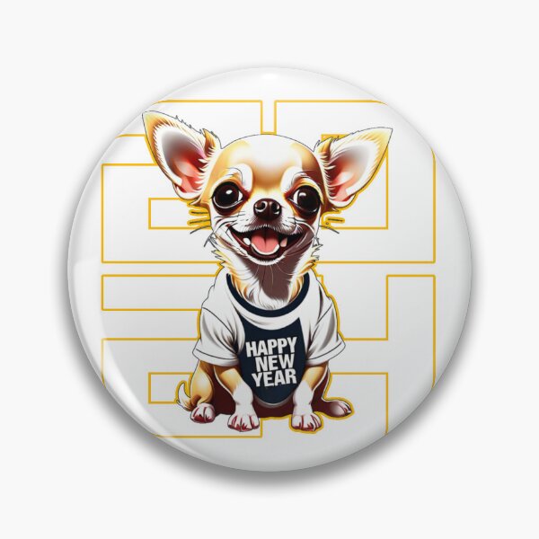 Item preview, Chihuahua New Year 2024 designed and sold by noomnoi.