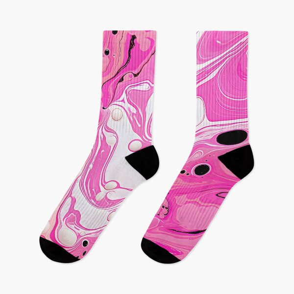 Artikelvorschau, Eleganter abstrakter Fluss in Rosa und Weiß entworfen und verkauft von VectorPlace.