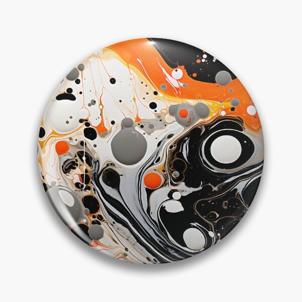 Item preview, Abstract Orange Blaze in Monochrome designed and sold by VectorPlace.