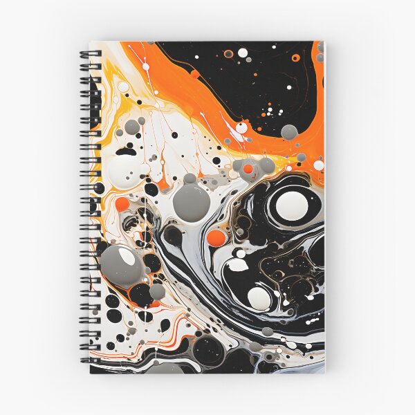 Item preview, Abstract Orange Blaze in Monochrome designed and sold by VectorPlace.