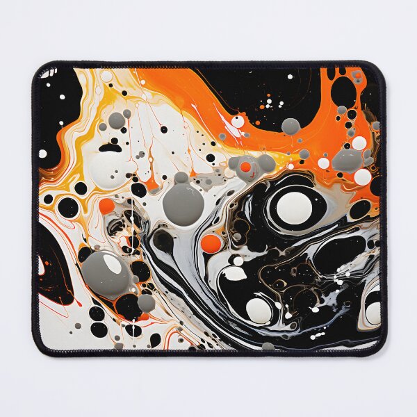Item preview, Abstract Orange Blaze in Monochrome designed and sold by VectorPlace.