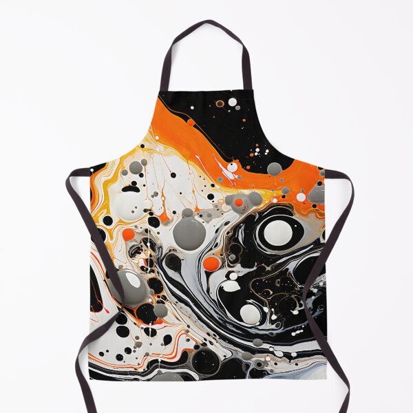 Item preview, Abstract Orange Blaze in Monochrome designed and sold by VectorPlace.