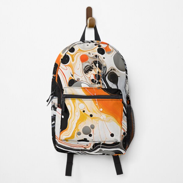 Item preview, Abstract Orange Blaze in Monochrome designed and sold by VectorPlace.