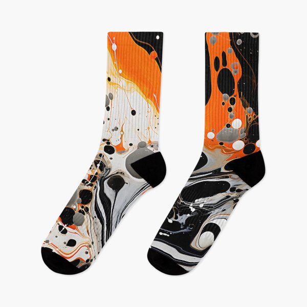 Item preview, Abstract Orange Blaze in Monochrome designed and sold by VectorPlace.