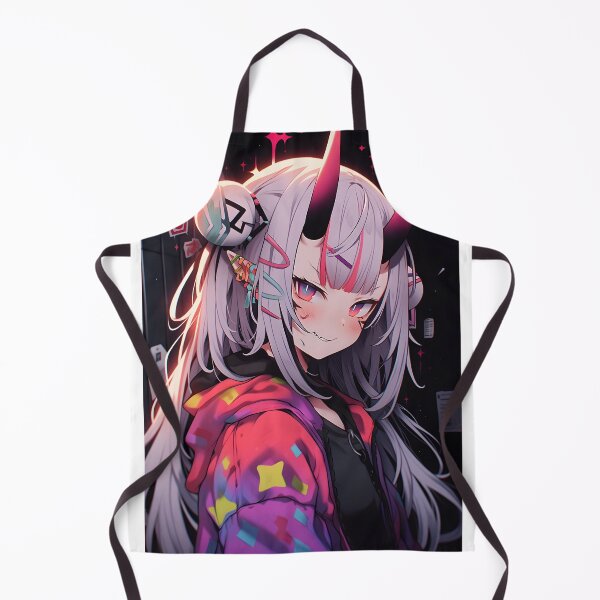 Item preview, Another Monster cute anime girl with horns portrait art designed and sold by TheArtistOf2022.