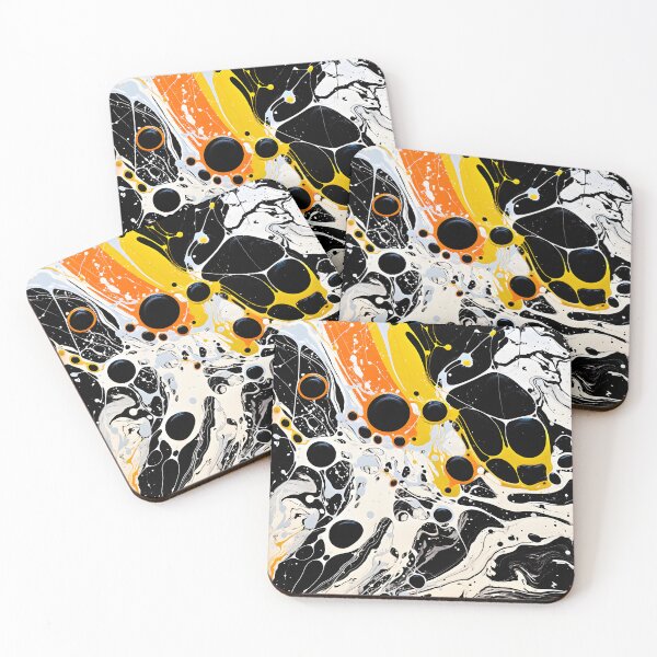 Item preview, Vivid Orange Streams in Abstract Swirls designed and sold by VectorPlace.