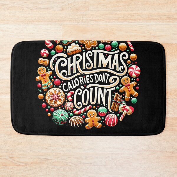 Item preview, Christmas Calories Dont Count Festive Treats Holiday Cheer designed and sold by Quirky Shirts.