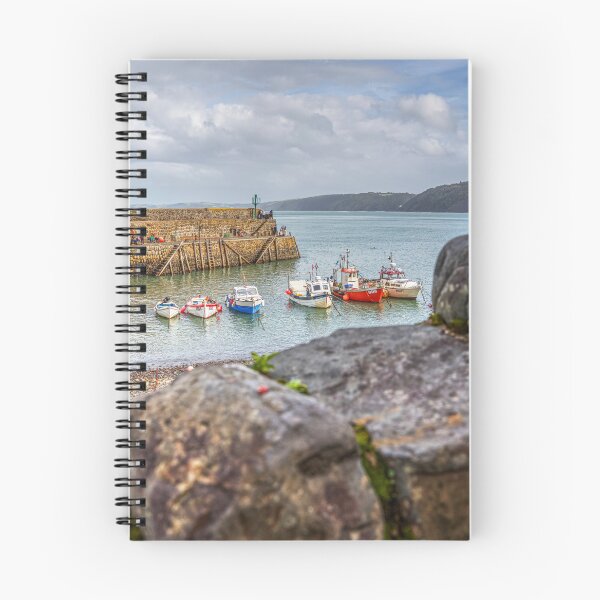 Item preview, Clovelly Stone Wall And Fishing Boats, Devon, England designed and sold by Paul Thompson Photography.