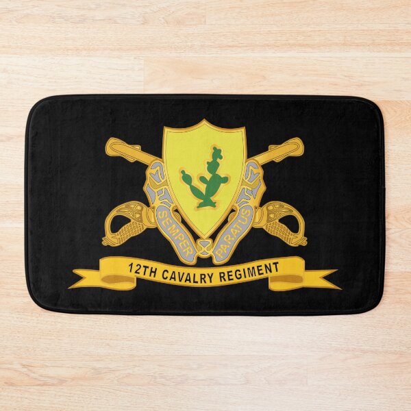 Item preview, Army  - 12th Cavalry Regiment w Br - Ribbon designed and sold by Military Insignia Products.