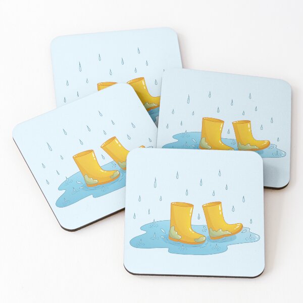 Item preview, Rain Boots in a Puddle designed and sold by CozyAtMidnight.