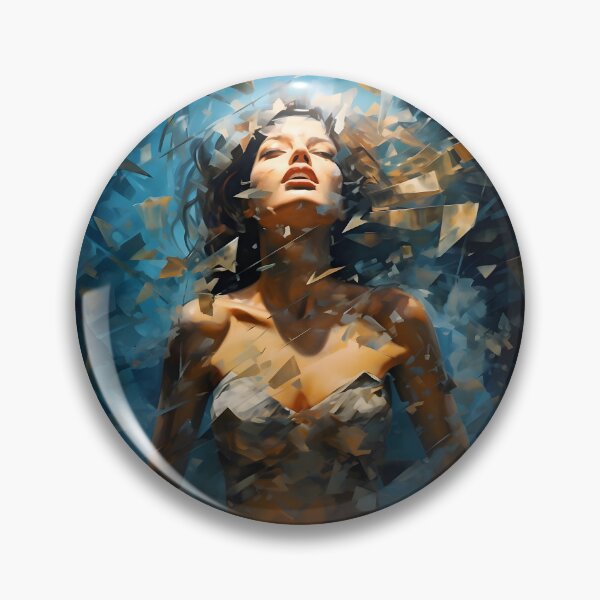 Item preview, Disintegration of a woman designed and sold by AI-Only Creations.