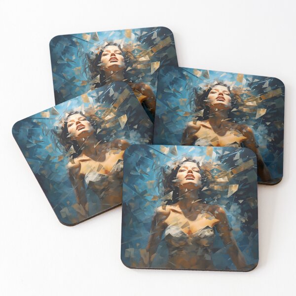 Item preview, Disintegration of a woman designed and sold by AI-Only Creations.