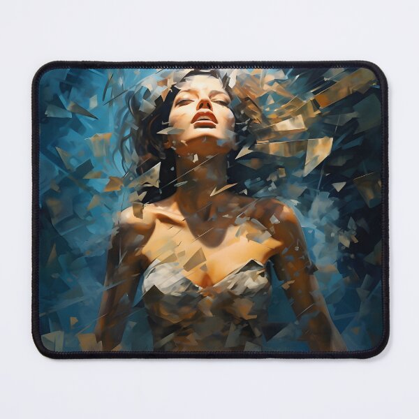Item preview, Disintegration of a woman designed and sold by AI-Only Creations.