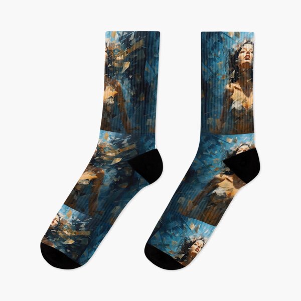Item preview, Disintegration of a woman designed and sold by AI-Only Creations.