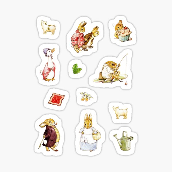 Peter Rabbit and Friends Collection Pack - Beatrix Potter Sticker