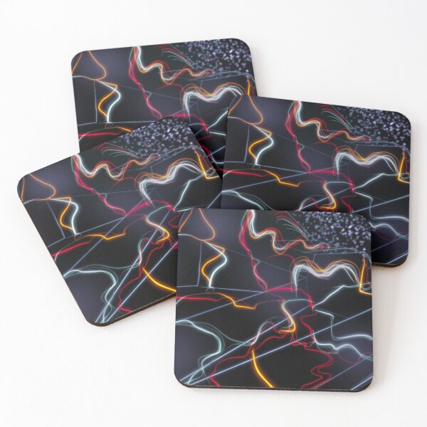 Item preview, Dancing light lines, multicolored lights, neon colors, laser, stardust designed and sold by janara-studio.