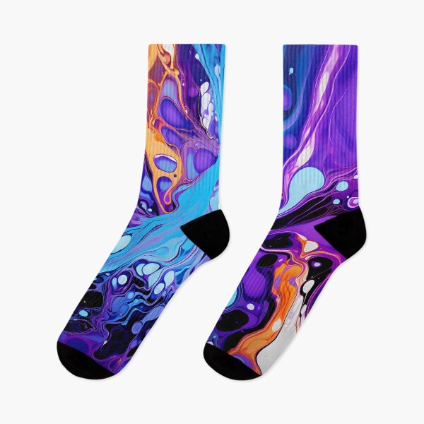 Item preview, Sapphire and Amethyst Abstract Fusion designed and sold by VectorPlace.