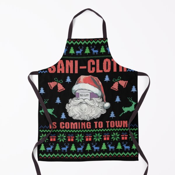 Item preview, Sani Cloth Is Coming To Town Ugly Christmas Nurse Rn Aid designed and sold by PureHeaven ⭐⭐⭐⭐⭐.