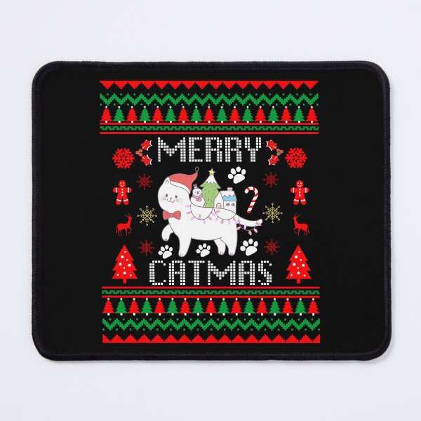 Item preview, Meowy Catmas Funny Holliday decor graphic design designed and sold by Openspace2020.