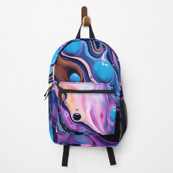 Item preview, Electric Current: Blue and Purple Fluid Art designed and sold by VectorPlace.
