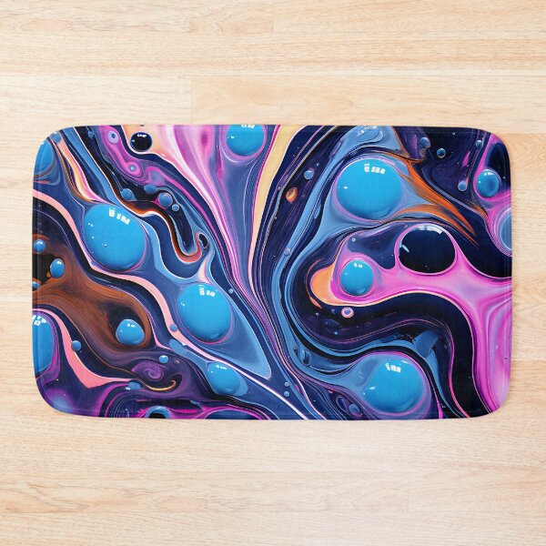 Item preview, Electric Current: Blue and Purple Fluid Art designed and sold by VectorPlace.