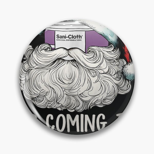 Item preview, Sani Cloth Is Coming To Town Ugly Christmas Nurse Rn Aid designed and sold by PureHeaven ⭐⭐⭐⭐⭐.