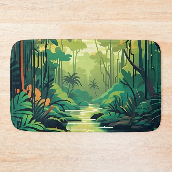 Item preview, Colorful Tropical Rainforest designed and sold by Bomba Visual.