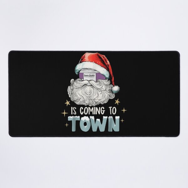 Item preview, Sani Cloth Is Coming To Town Ugly Christmas Nurse Rn Aid designed and sold by PureHeaven ⭐⭐⭐⭐⭐.