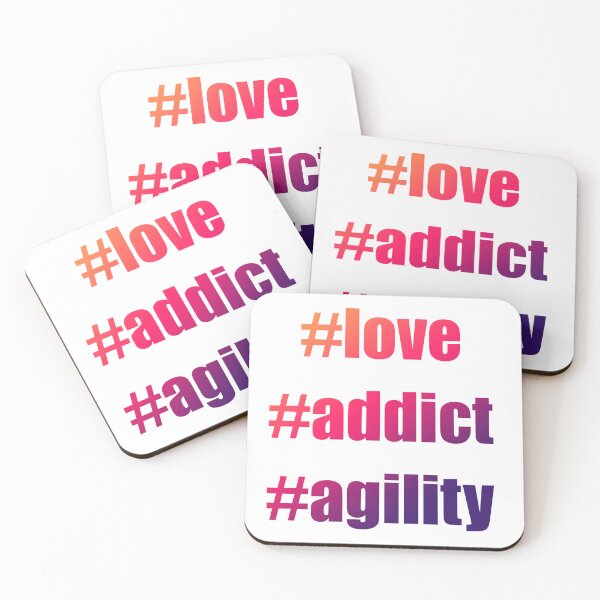 Item preview, Hashtag love agility addict - # agility enthusiast designed and sold by pascaleagility.