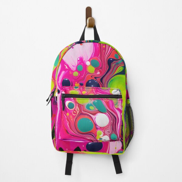 Item preview, Vibrant Vortex: Energetic Pink and Green Abstract designed and sold by VectorPlace.