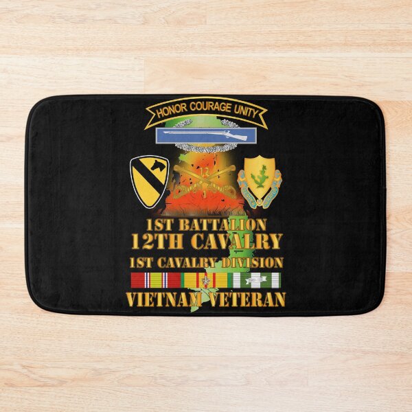 Item preview, Army - 1st Battalion, 12th Cav - SSI - DUI - MAP VN SVC X 300 designed and sold by Military Insignia Products.