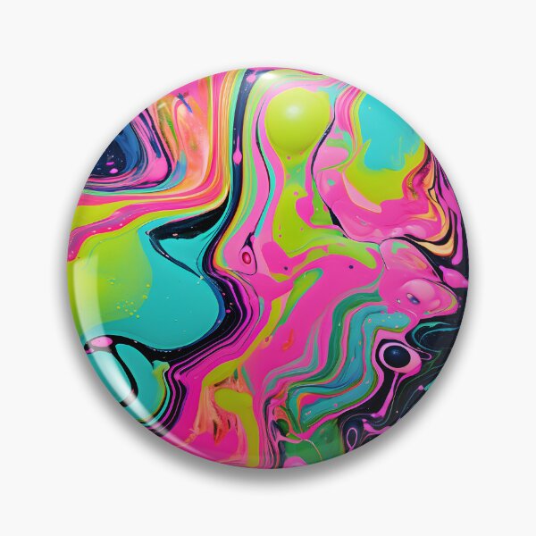 Item preview, Acidic Dreams: Pink and Green Abstract Fusion designed and sold by VectorPlace.