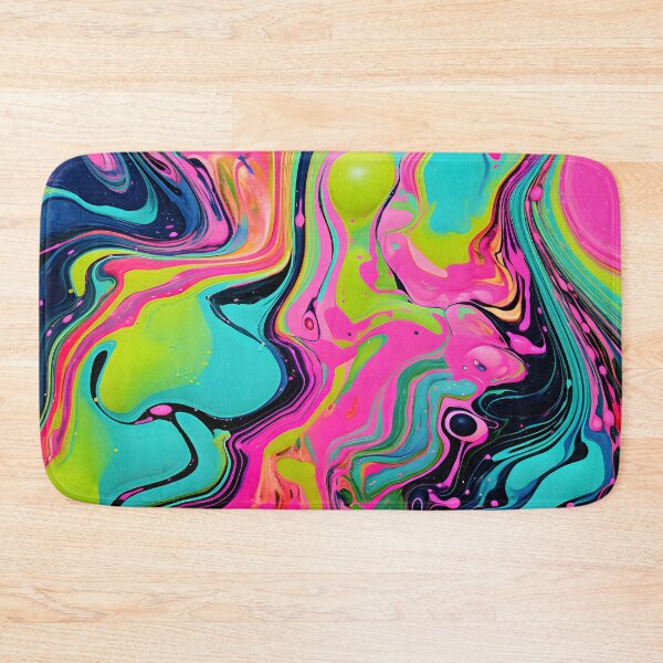Item preview, Acidic Dreams: Pink and Green Abstract Fusion designed and sold by VectorPlace.
