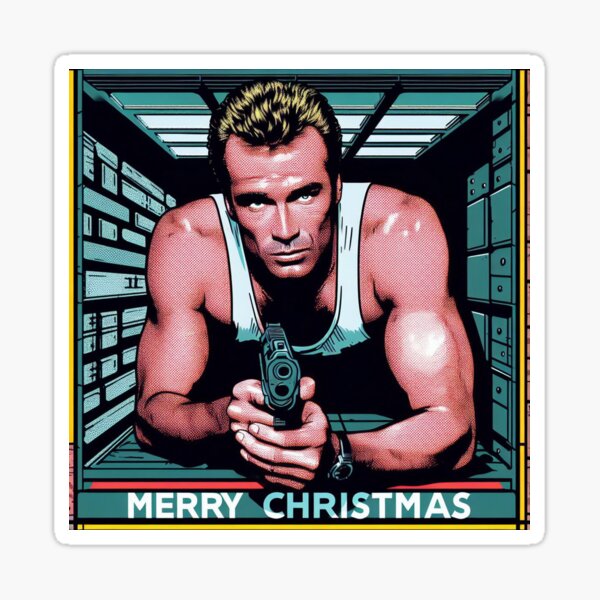 christmas movie : die hard Sticker